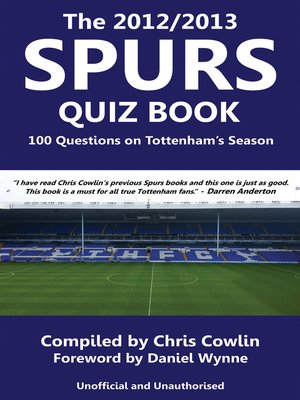cover image of The 2012/2013 Spurs Quiz Book
